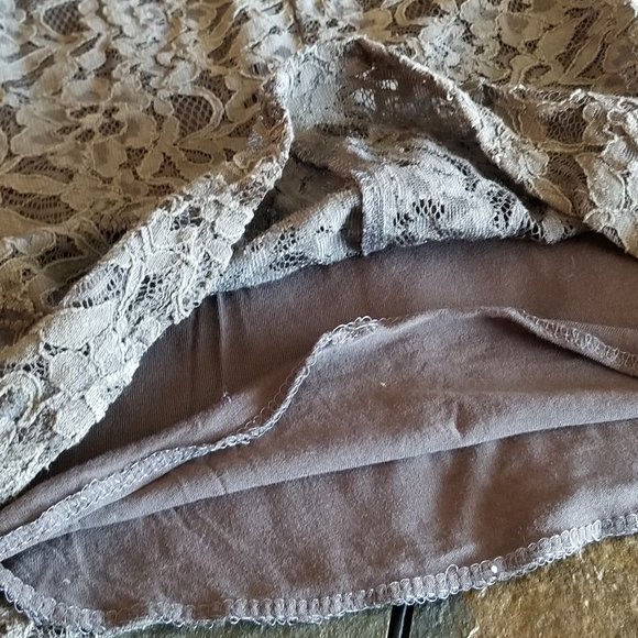 COPY - Silvery Lace Top - Picture 5 of 8